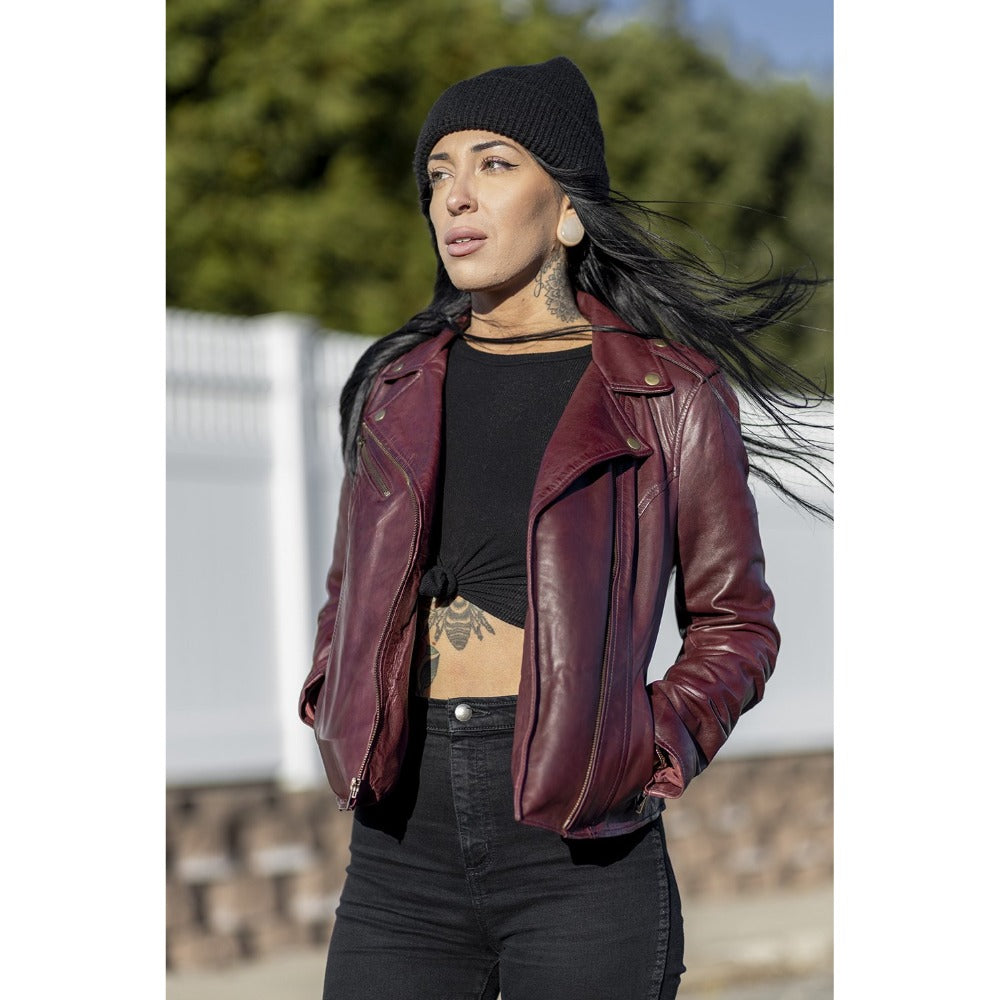 First Manufacturing WBL1393-5X-4X-OXB Harper Leather Asymmetrical