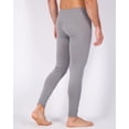 thumbnail image 3 of Real Essentials 3 Pack: Men's Thermal Underwear Base Layer Fleece Lined Pants with Fly - Long John Bottom(Big & Tall), 3 of 5