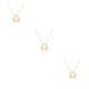thumbnail image 1 of Collar de constelaciones de amistad Qarigey Ins colgante Libra oro, 1 of 6
