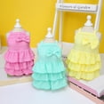 thumbnail image 4 of Adorable Dog Dress - Soft Breathable Layered Hem Bowknot Dress - Daily Wear - Pet Accessories, 4 of 8