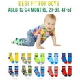 thumbnail image 2 of Sesame Street Toddler Socks with Grippers, Non Slip Socks for Kids, 2 of 6