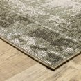 thumbnail image 5 of HomeRoots 506861 8 x 10 ft. Green Abstract Stain Resistant Indoor & Outdoor Rectangle Area Rug, 5 of 5