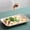 Beige, variant on Hot Pot BBQ Plastic Plates, Rectangular Food Grade Reusable, Dishwasher Safe, Great for Kitchen Rice Noodle Rolls Fruit Snacks Dining Party Everyday Serving Use