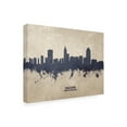 thumbnail image 2 of Michael Tompsett 'Raleigh North Carolina Skyline Concrete' Canvas Art, 2 of 3