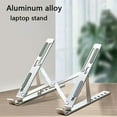 thumbnail image 2 of ZHaobin Laptop Stand Notebook Holder for MacBook Air M2 M1 Mac Book Pro 11 12.9 13 14 16 15.6 for ipad Mini 9th Acer Tablet Desk Accessories (black), 2 of 7