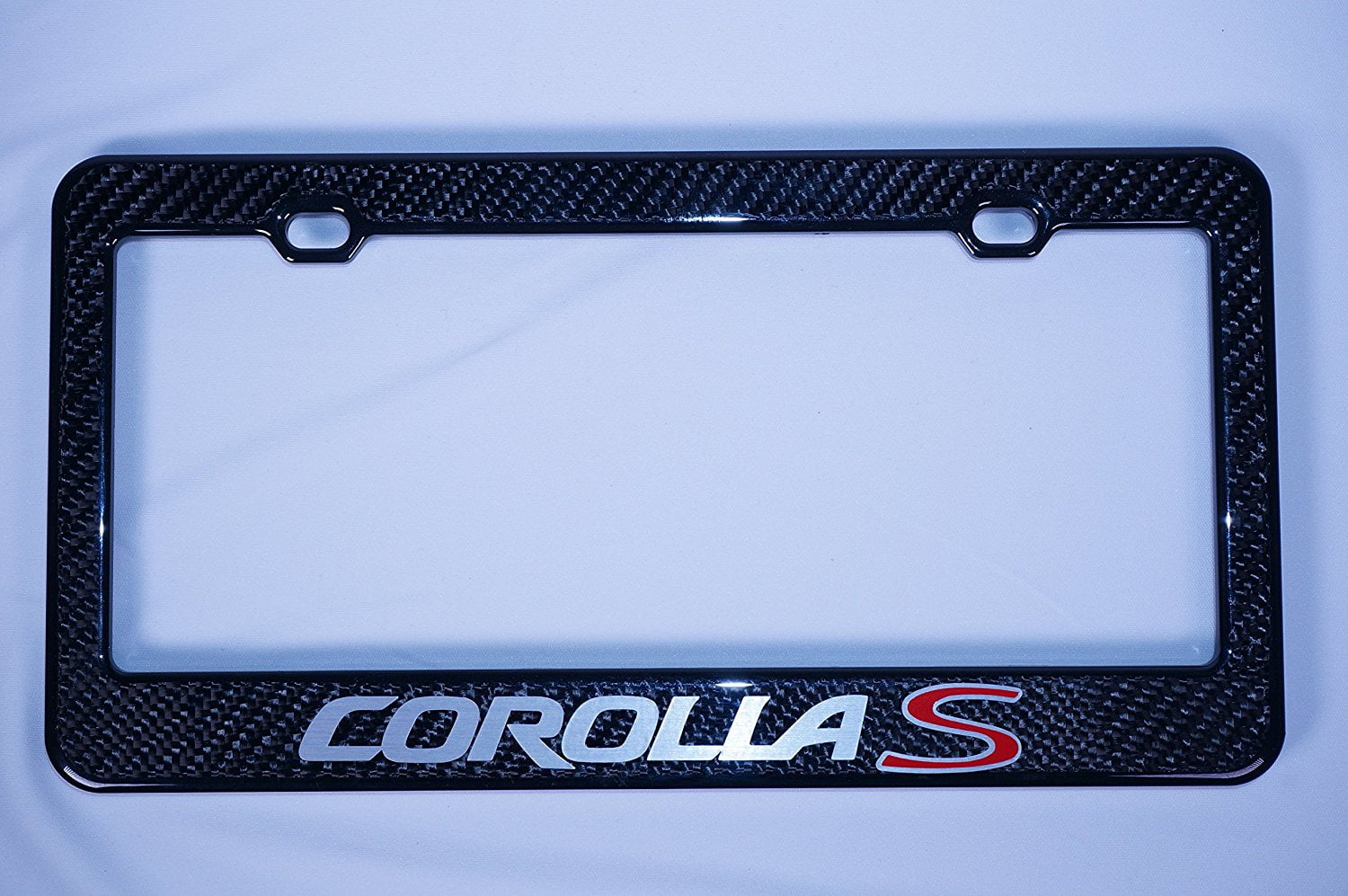 Toyota Corolla S Carbon Fiber License Plate Frame, By PRC - Walmart.com