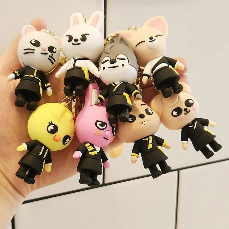 Kpop Idol SKZOO Stray Kids Snap Hook Keychain, ZKSOO-4