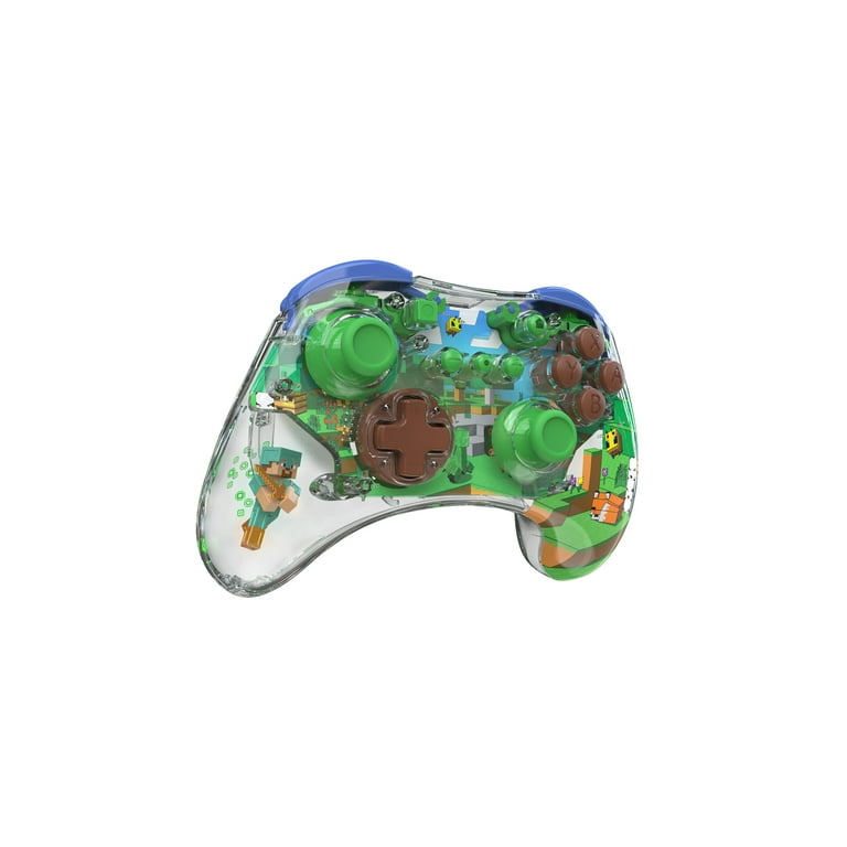 PDP, Wireless Controller, Minecraft Forest Biome, for Nintendo