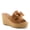 TAN SUEDE, variant on Women’s Ellyn-Woven Italian Suede Bow Wedge Sandal