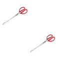 thumbnail image 2 of Billuyoard Pinza antideslizante de acero inoxidable para basura, cocina, marisco, mango largo, pinzas para cangrejos, herramienta portátil para Cabeza curva de 38 cm 2Conjunto, 2 of 6