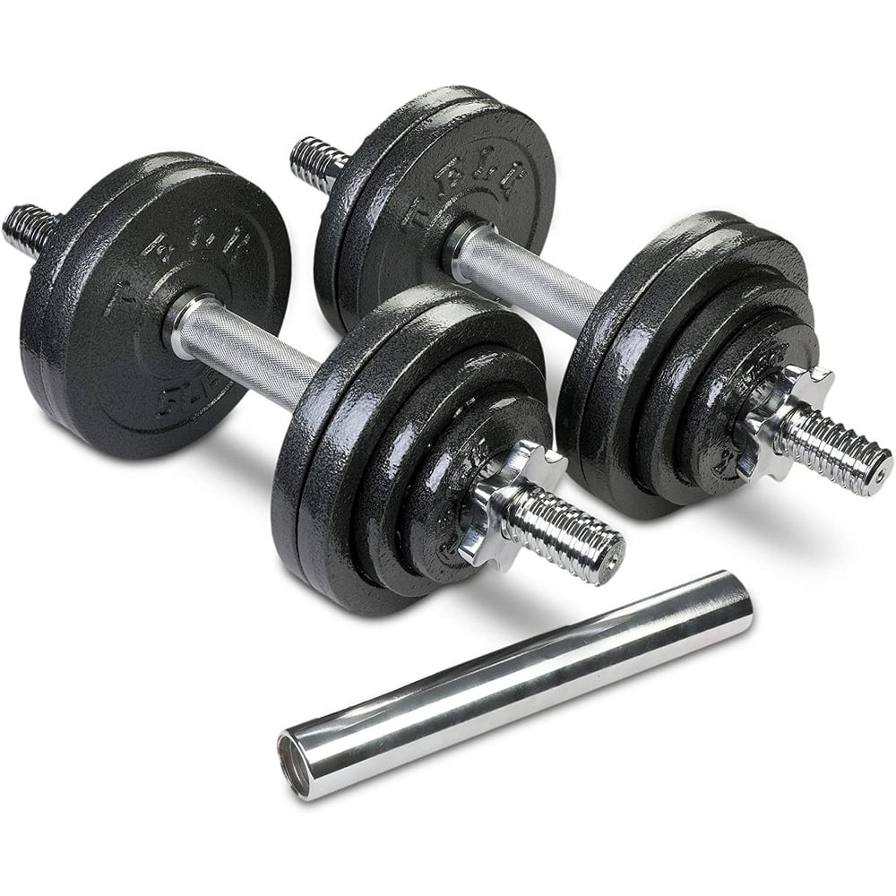 TELK Adjustable Dumbbells 65 lbs, Hand Weights for Home Gym Walmart