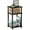Columbia Walnut/Black, variant on JUST Side Table, 3-Tier End Table, Open Shelves Night Stand, Bedside Table, Toolless Assembly, for Living Room, Bedroom, Bathroom, Sage Green
