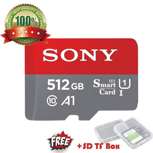 Sony-tarjeta de memoria Micro SD/TF para teléfono móvil, tarjeta Flash Ultra Micro SD de 128 GB, 256GB, 1TB, 512GB, 32 gb, 64 GB, 128 GB, envío directo qym unisex