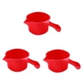 thumbnail image 4 of Raindrops 3pcs Ceramic Tools Ceramic Slurry Ladle Thickened Plastic Handle for Water Scoop (Red), 4 of 8