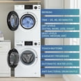 thumbnail image 3 of Equator Laundry Set 18 Lbs Washer 1.9cf+Vented Dryer 4cf SINGLE OUTLET 110V, 3 of 32