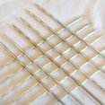 thumbnail image 4 of Pretty Comy 12 PCS Barbecue Skewers with Wooden Handle BBQ Stick Needles Roasting Sticks Outdoor Camping Outings Cooking Tools,Stainless Steel Grilling Skewers, 4 of 6