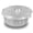 Silver/6 qt/10 Count, variant on Foil Lux 60 oz Aluminum Foil Pot - with Lid - 9 3/4" x 8 3/4" x 3 3/4" - 100 count box