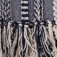 thumbnail image 3 of Design Imports CAMZ38831 Navy Braided Stripe Blanket Throw, 3 of 4