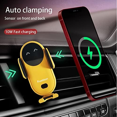 thumbnail image 2 of Soporte inalámbrico para cargador de coche - Sujeción automática inteligente, compatible con iPhone/Samsung, 2 of 6