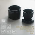 thumbnail image 2 of SWEEJAR Porcelain Butter Keeper Crock, French Butter Dish with Water Line, Ceramic Butter Container for soft butter (Black), 2 of 6