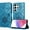 Blue, variant on Allytechgroup Case for Samsung Galaxy S25 Ultra with Credit Card Slot, PU Leather RFID Blocking Flip Wallet Phone Case Stand Shockproof Protective Back Cover for Samsung Galaxy S25 Ultra, Rosegold