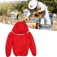 thumbnail image 3 of Traje de apicultura Jadeshay chaqueta de abeja profesional color rojo, 3 of 8