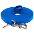 thumbnail image 1 of Wolfone Correa Larga Impermeable para Perro de 5 Ft para Entrenamiento y Llamada Al Aire Libre (Azul), 1 of 7