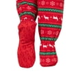 thumbnail image 5 of Footed Pajamas - Nordic Christmas Adult Hoodie Fleece One Piece - Adult - Medium Plus/Wide (Fits 5'8 - 5'11"), 5 of 5