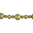 thumbnail image 3 of Northlight 3-Finish Shatterproof Ball Christmas Garland - 6' x 4" - Gold - Unlit, 3 of 3