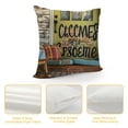 thumbnail image 4 of PHYHOO  Summer Retro Outdoor Throw Pillow Covers Welcome to Our Porch Sign and Breathe Letter Decor Pillow Covers for Swing Garden Hammock Chair Sofa White, 4 of 5
