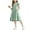 Army Green-kids summer dress, variant on MKOSPLRT Ruffle Dresses for Girl with Pocket 4-14 Years Ruffle Sleeve Crewneck Tiered Midi Dress Solid Lightweight Swing Dresses
