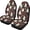 Ghosts and Roses, variant on XYZCANDO Car Seat Covers Waterproof Car Front Seat Covers Car Seat Covers Front Seats Easy Install Elastic SUV Van, Raven Rose Pattern