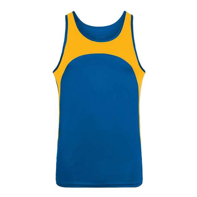 Augusta Sportswear 341 Jersey de pista de ritmo rápido para niños, grande, azul real/dorado Ropa deportiva Augusta 341