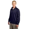 thumbnail image 4 of Sport-Tek Tech Fleece 1/4 Zip Pullover (F247) True Navy, 3XL, 4 of 5