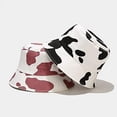 thumbnail image 7 of YooGuoGuo Women Men Milk Cow Print Bucket Hat Fisherman Cap Summer Travel Bucket Beach Outdoor Sun Hat, 7 of 7