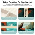 thumbnail image 3 of Sea Lion Travel Portable Square Jewelry Stand with Box, Display, and Bracelet Holder - Ideal for Rings, Earrings, Necklaces, and More - Suitable for Girls and Women, 3 of 6