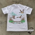 thumbnail image 4 of LOVETEE Vintage Wildlife Duck Tee, Retro Naturecore Animal Graphic Shirt, Comfort Colors Bird Lover T-Shirt, Outdoors Aesthetic Streetwear, White S, 4 of 6