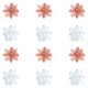 thumbnail image 1 of Flores artificiales huecas para decoración de Navidad, corona de Navidad, árbol, 12 unidades, 1 of 5