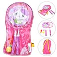thumbnail image 4 of Juego de bádminton para niños, 1 par de raquetas coloridas para niños, diseño fácil de usar de bádminton para niños, 4 of 9