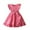 Pink, variant on CHEEREAM Toddler Girls Summer Dress Formal Ruffle Sleeve A Line Casual Elegant Dresses with Belt Size 3-8 Years Blue 4 Years