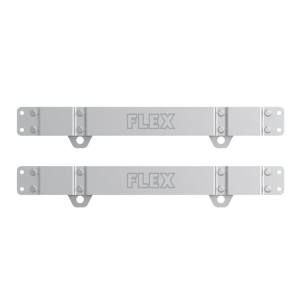 Flex Stack Pack Side Tool Rack Rail 2-3/8""L x 2-3/4""W x 15-3/4""H Pack of 2