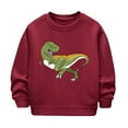 thumbnail image 2 of RXIRUCGD Mode Enfants Garçon Décontracté Imprimé Lumineux Sweat à Capuche Manches Longues Hauts (Rouge, Taille : 6 Ans), 2 of 3