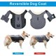 thumbnail image 5 of (L, Gris oscuro) Abrigo de invierno para perros, chaqueta abrigada para perros, chaleco cortavientos e impermeable, suéteres para mascotas, traje de nieve para perros pequeños, grandes y medianos., 5 of 5