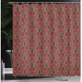 thumbnail image 4 of Ambesonne Vintage Botany Shower Curtain, Pomegranate Trees, 69"Wx84"L, Dark Mauve and Multicolor, 4 of 5