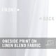 thumbnail image 4 of Juego de cortinas de cocina Jinchan de lino, 3 piezas, blanco, 90x60 cm, 4 of 8
