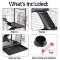 thumbnail image 4 of Renwick 6 Levels Rolling Pet Cage for Small Animals Black, 4 of 8