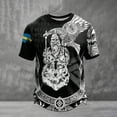 thumbnail image 2 of CONZONE Mens T-Shirts Short Sleeve Viking Mythology T-Shirts for Men Crew Neck Graphic Y2K Casual Summer Tee Tops, 2 of 4