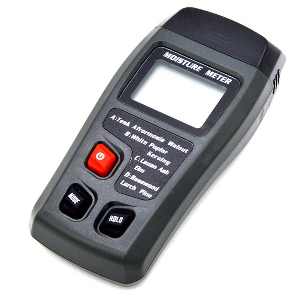 Digital 2 in 1 Pin Wood moisture meter Humidity Tester Hygrometer Detector