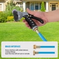 thumbnail image 5 of GloryStar Wall Mount Retractable Hose Reel, Garden Tool with Slow Return, Any Length Lock, and 9-Function Spray Nozzle, 5 of 5