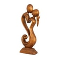 thumbnail image 4 of G6 Collection 12" Hand Carved Wooden Eternal Love Sculpture – Unique-Romantic Home Decor & Gift, 4 of 4